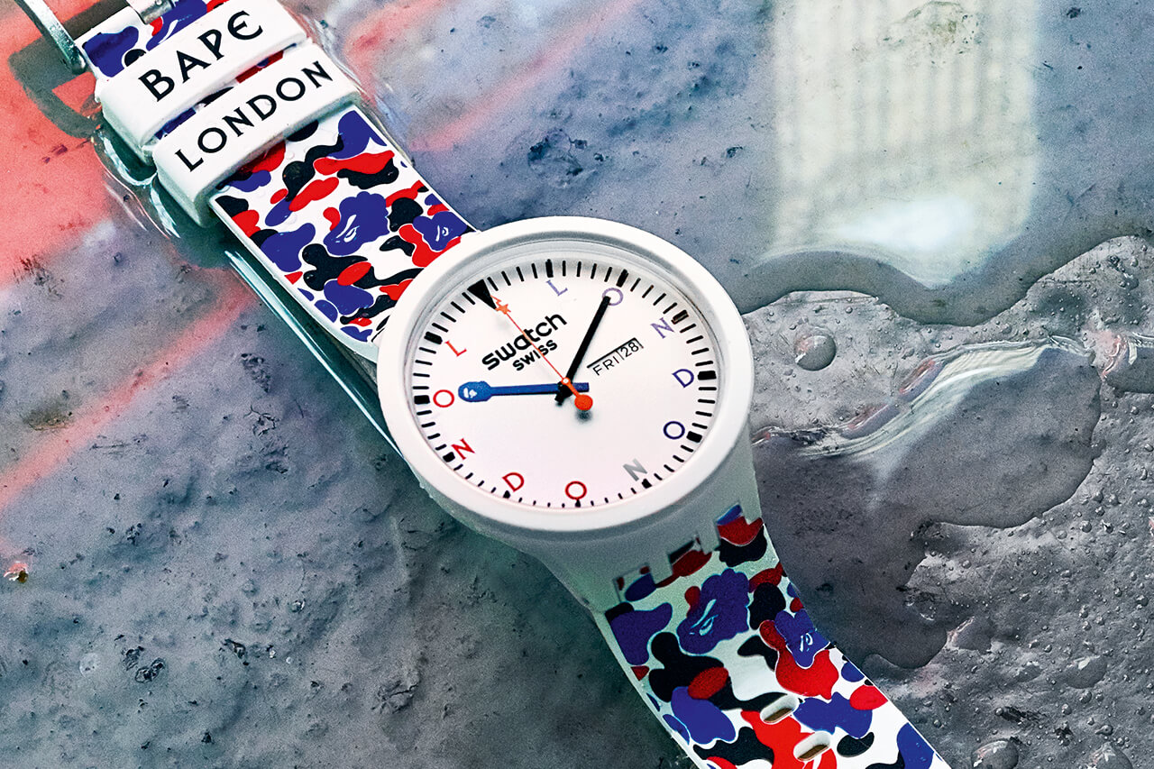 Swatch X Bape Conduit Street