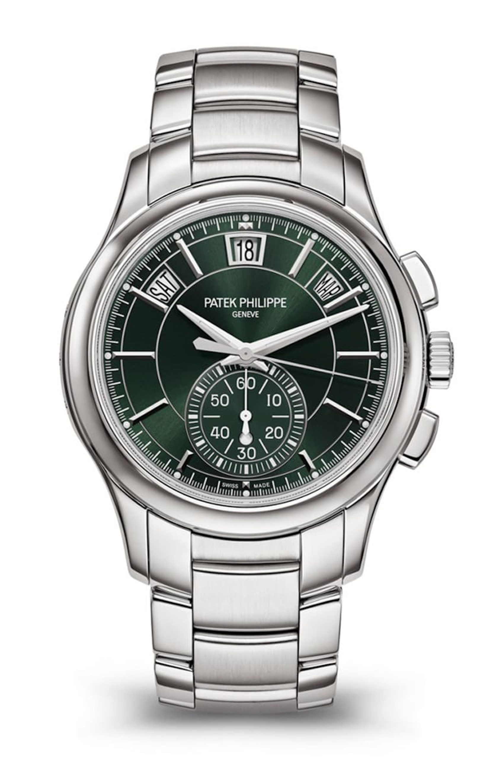 5905/1A-001年歷計時碼表。 （PATEK PHILIPPE官網）