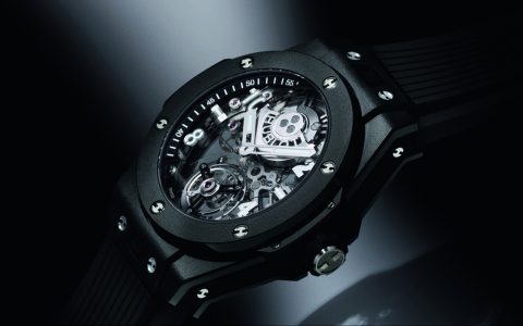 HUBLOT 宇舶BIG BANG TOURBILLON Magic Black 魔力黑陀飛輪腕表