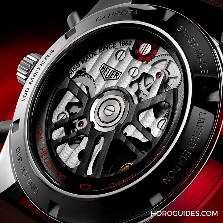 TAG HEUER - 高調(diào)復(fù)古感! TAG Heuer CARRERA紅面限量計(jì)時(shí)腕表