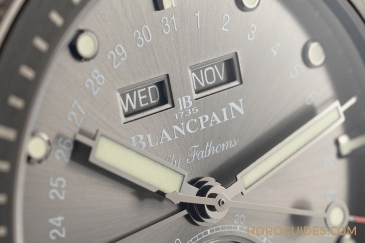 BLANCPAIN - 允文允武的進階潛水表：Blancpain五十噚深潛器全日歷月相腕表