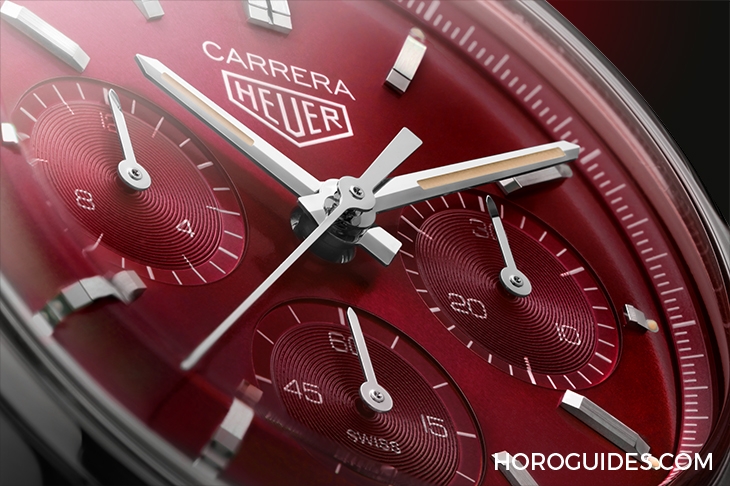 TAG HEUER - 高調(diào)復(fù)古感! TAG Heuer CARRERA紅面限量計(jì)時(shí)腕表