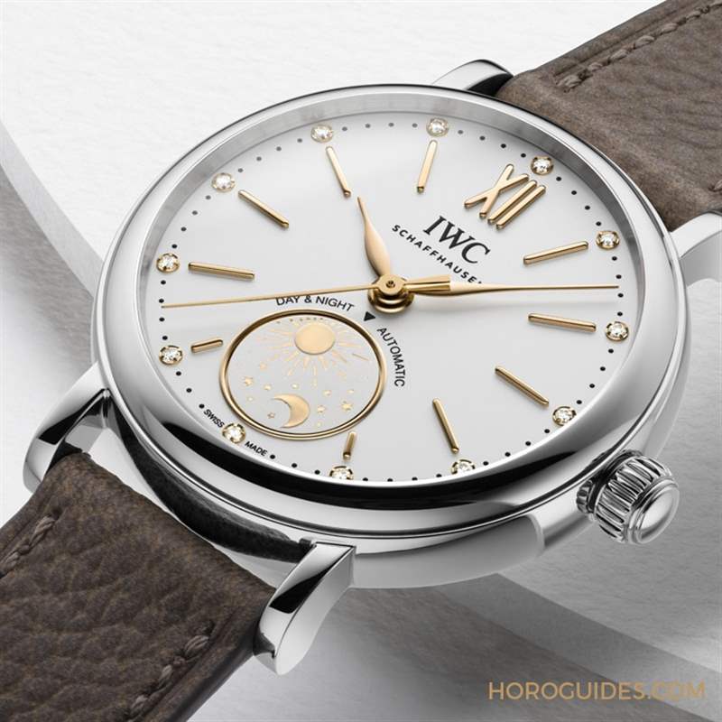 IWC - 柔潤質感,迷人英氣|IWC柏濤菲諾日夜顯示自動腕表34