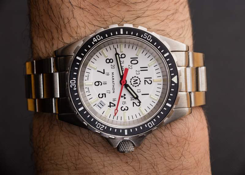 Marathon Medium Diver's Quartz White Dial Watch Hands-On Debut