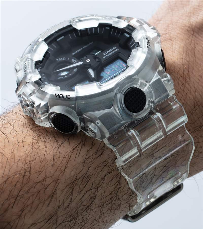 來(lái)自卡西歐 G-Shock 透明包裝：透明 GA700SKE-7A 的價(jià)值和樂(lè)趣