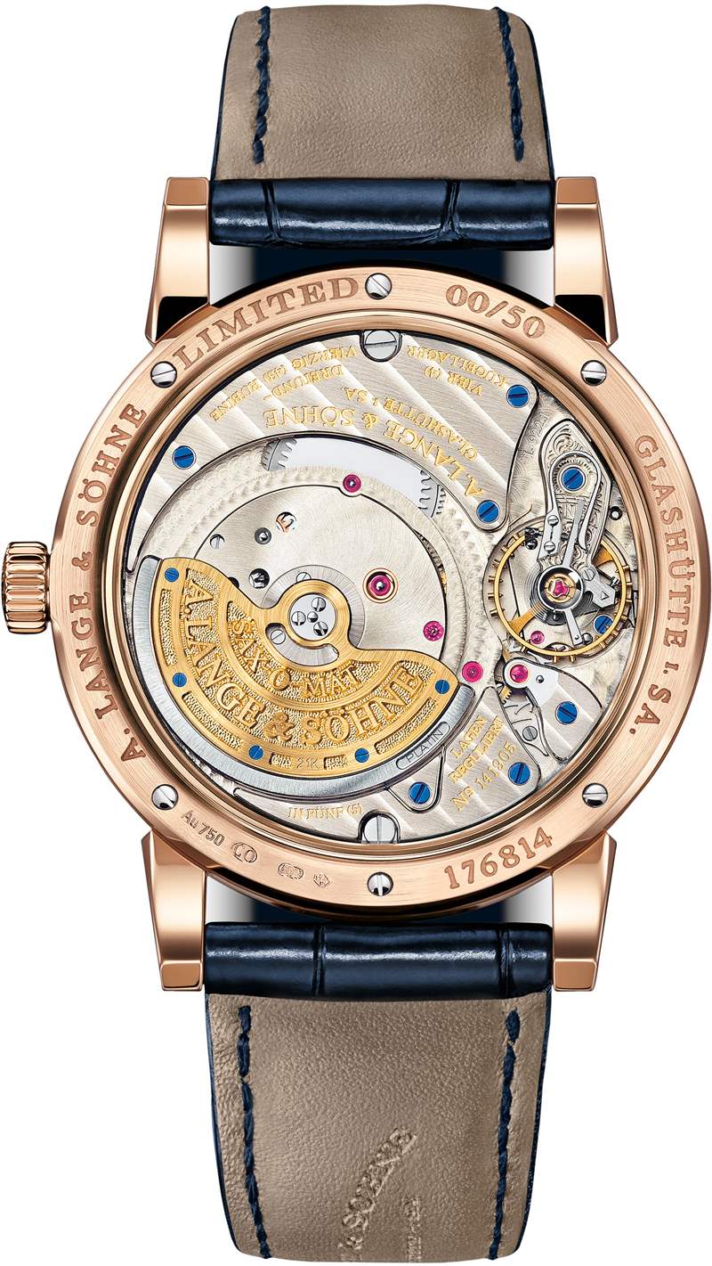 A. Lange & S?hne Langematik Perpetual 限量版藍色手表