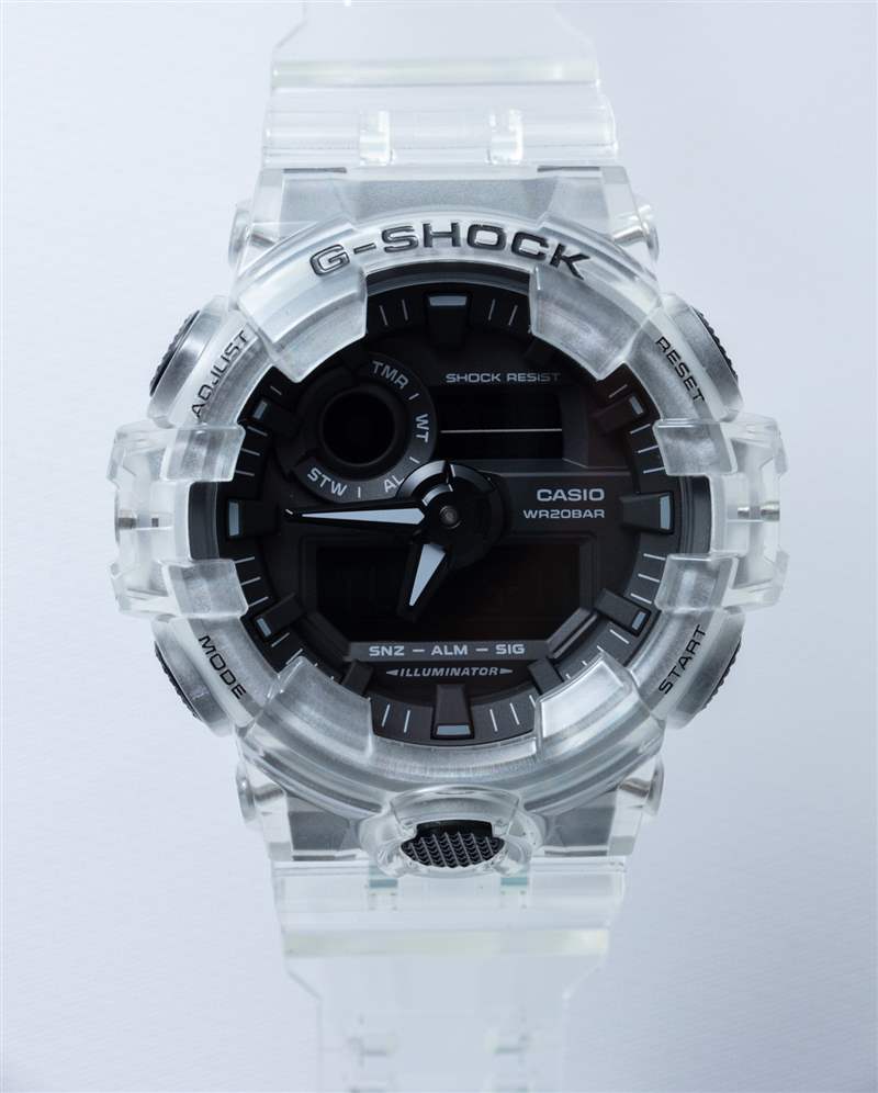 來(lái)自卡西歐 G-Shock 透明包裝：透明 GA700SKE-7A 的價(jià)值和樂(lè)趣