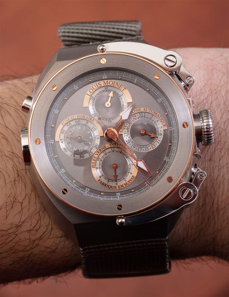 不再制造：Louis Moinet Jules Verne 儀器手表