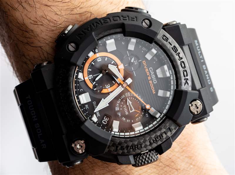 動手：卡西歐 G-Shock Frogman GWF-A1000XC-1A 手表采用新表殼材料