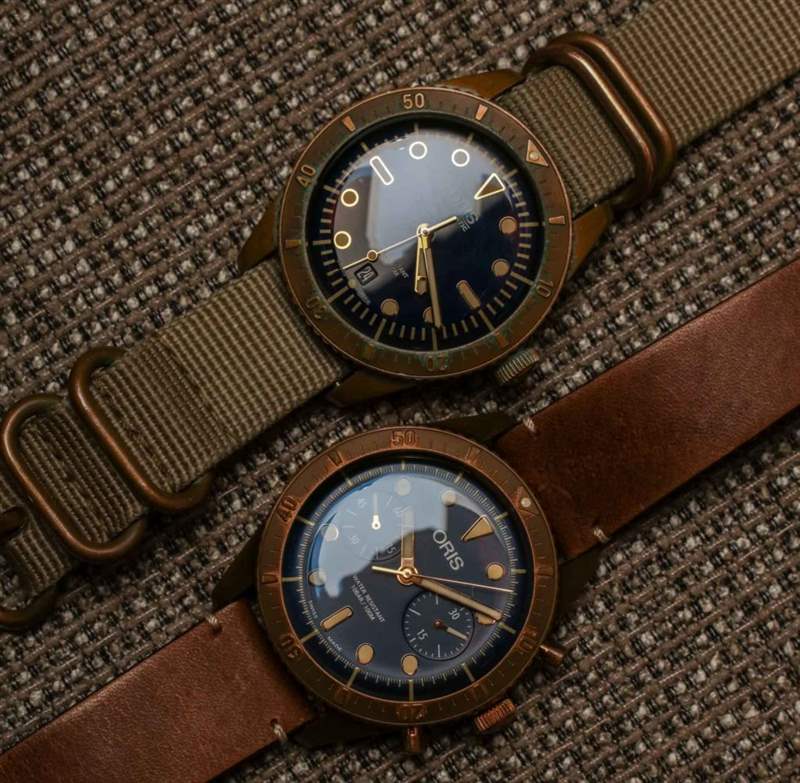 Oris Carl Brashear 計時碼表限量版青銅腕表