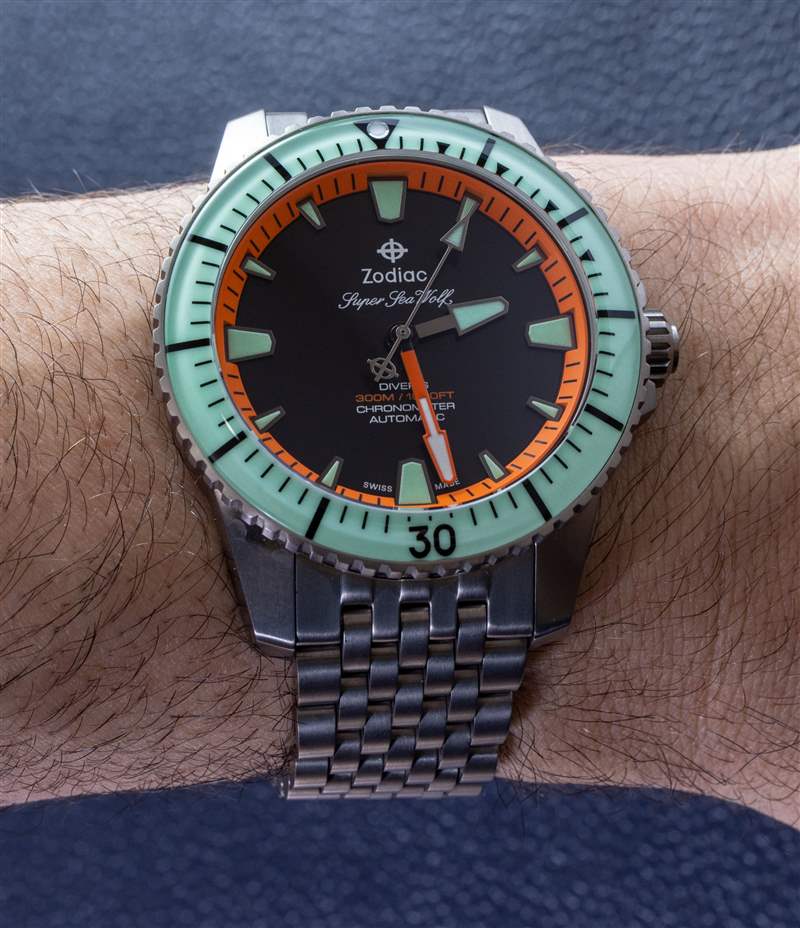 觀看評論：Zodiac Super Sea Wolf Pro-Diver 鈦金限量版