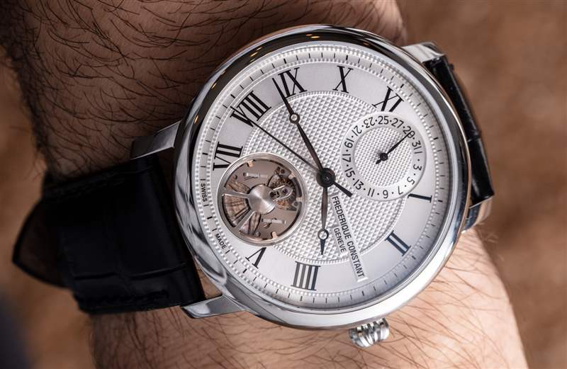 Frederique Constant Slimline Monolithic Manufacture 40Hz 硅振蕩器動手手表