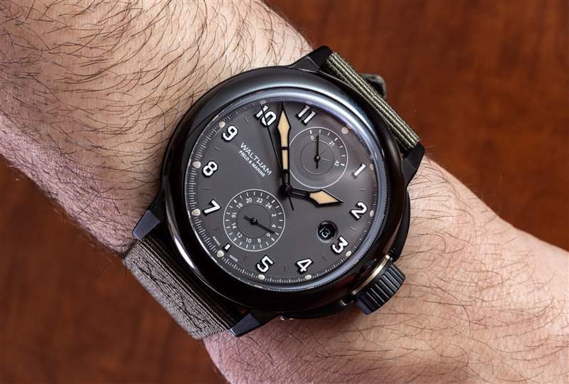 觀看評論：Waltham Field 和 Marine Dual Time Gunmetal Grey