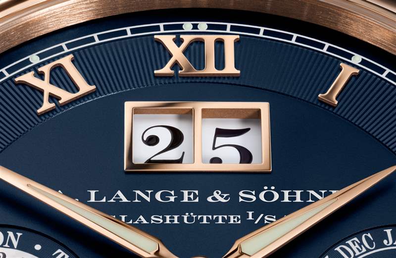 A. Lange & S?hne Langematik Perpetual 限量版藍色手表