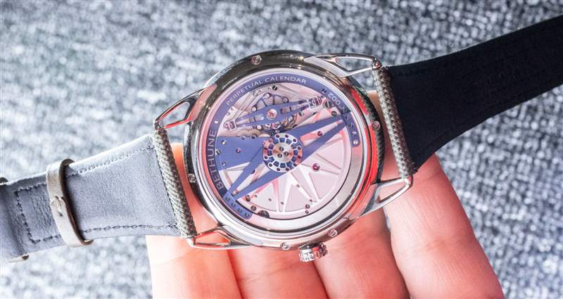 動(dòng)手操作：De Bethune DB25 萬年歷綠色手表