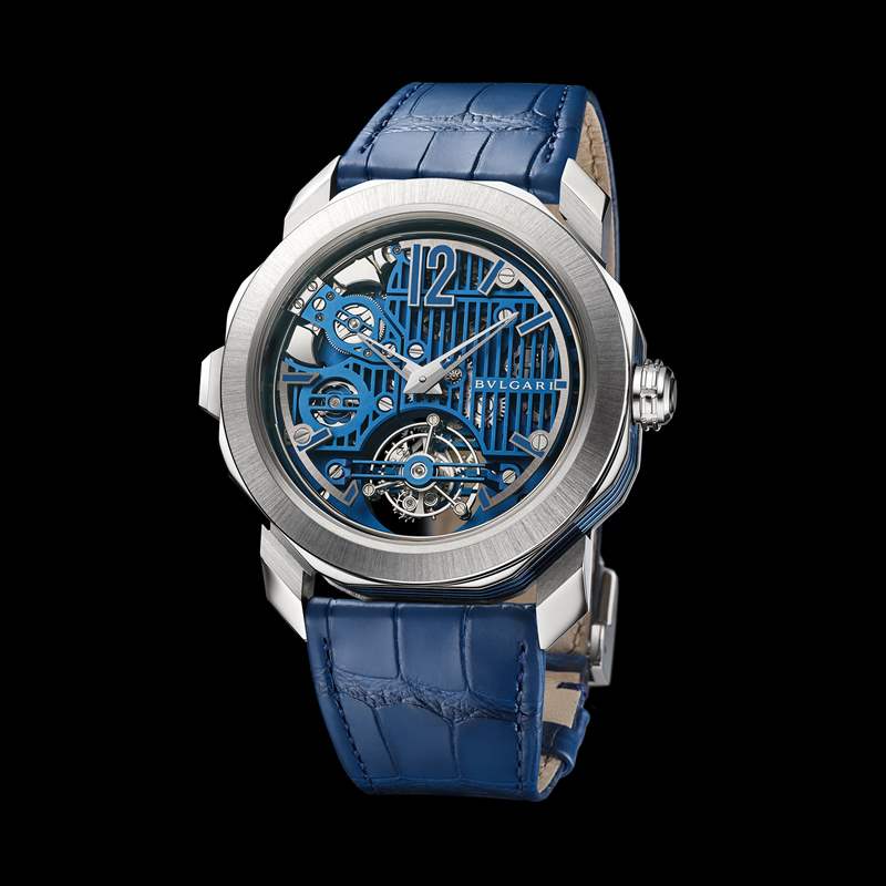 隆重推出寶格麗Octo Roma Blue Carillon Tourbillon