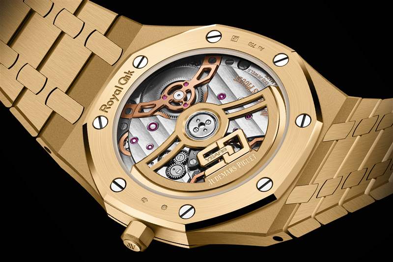 黃金 Audemars Piguet Royal Oak Reference 16202 Jumbo 的底蓋