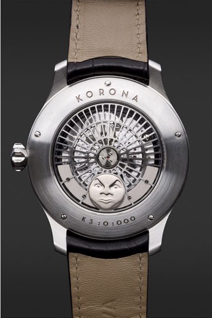 Sarpaneva Korona K3 Red Moon Watch人臉月亮手表