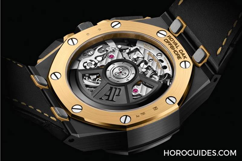 AUDEMARS PIGUET - 愛彼皇家橡樹離岸型自動上鏈計時碼表首見黑陶瓷鏈帶款、祭出黃金結合黑陶瓷的對比美