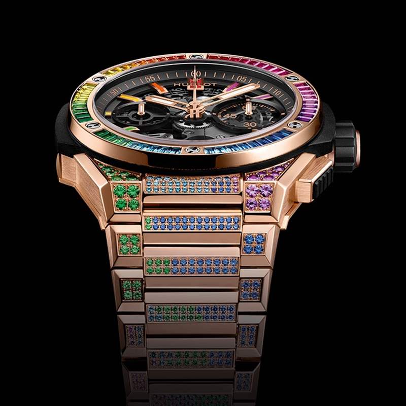 HUBLOT - 一種顏色不夠？ HUBLOT給大咖藏家們爆炸性視覺的彩虹豪表