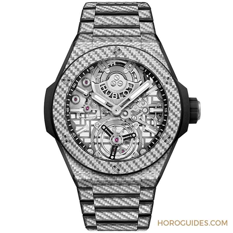 HUBLOT - HUBLOT BIG BANG陀飛輪全碳纖維鏈帶腕表材質大師的輕量化杰作