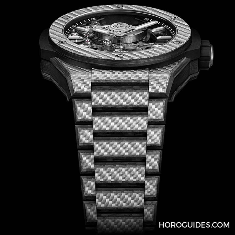 HUBLOT - HUBLOT BIG BANG陀飛輪全碳纖維鏈帶腕表材質大師的輕量化杰作