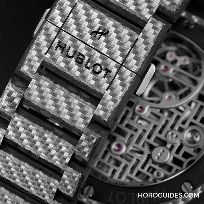 HUBLOT - HUBLOT BIG BANG陀飛輪全碳纖維鏈帶腕表材質大師的輕量化杰作