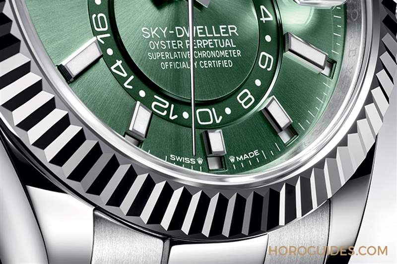 ROLEX - 勞力士天行者Sky-Dweller半金材質(zhì)推出薄荷綠新色，玫瑰金材質(zhì)搭配專屬藍(lán)綠色表盤