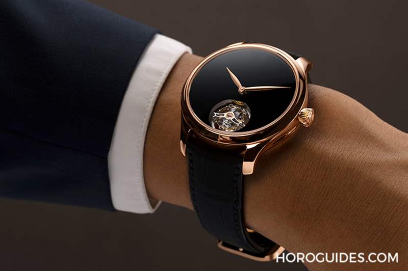 H. MOSER & CIE - 奪目紅金與世上最黑材質Vantablack的極致對比｜亨利慕時勇創者系列Vantablack?概念表新作