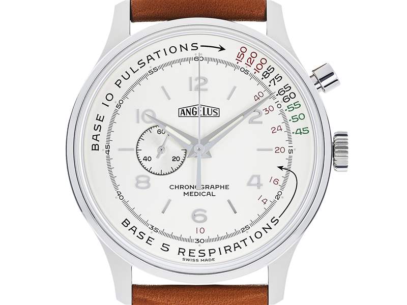 Angelus與Massena LAB合作推出Chronographe Médical復刻版單按鈕計時碼表