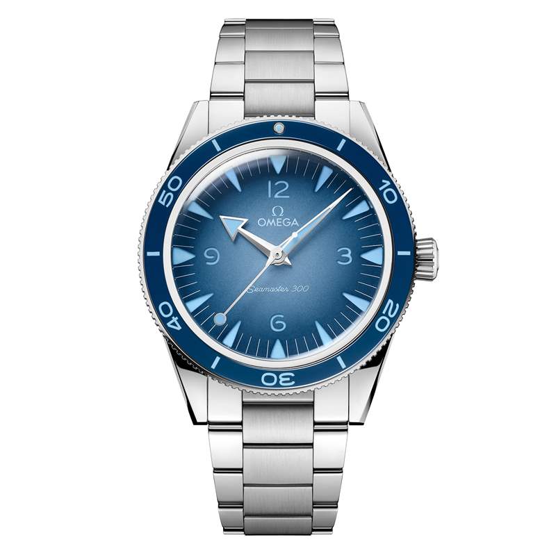 『新表』歐米茄推出8枚Seamaster 75th Anniversary Summer Blue海馬系列75周年腕表：藍(lán)色的變幻