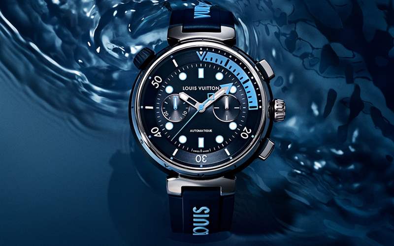 Louis Vuitton推出Tambour Street Diver Chronograph潛水計時碼表