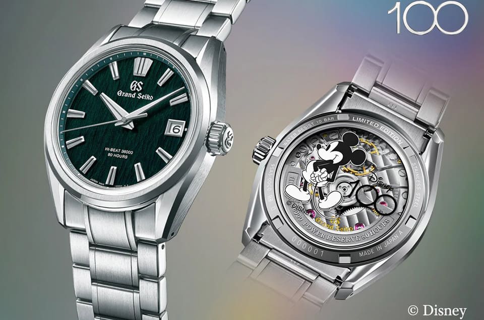 GRAND SEIKO推出迪士尼100周年紀念表限量數、發售方式、價格總整理