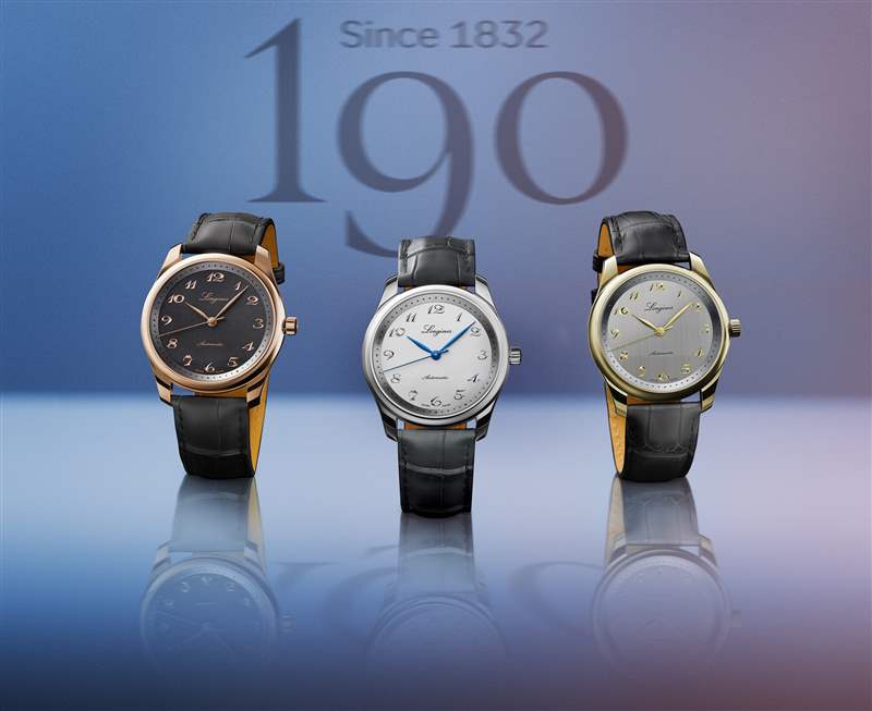 Longines推出Master Collection 190th Anniversary大三針腕表：190周年紀念