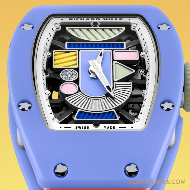 RICHARD MILLE - 融入曼菲斯風(fēng)格粉嫩三色齊發(fā)｜RICHARD MILLE RM 07-01彩色陶瓷腕表