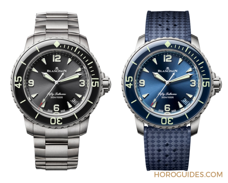 BLANCPAIN - 42mm新成員報到！ BLANCPAIN Fifty Fathoms 18K紅金、23級鈦金新款登場