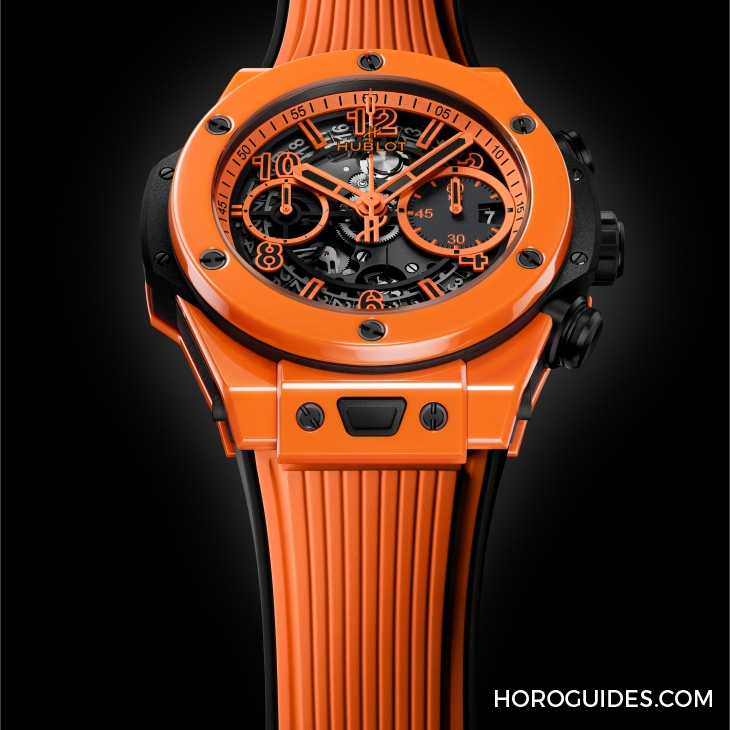 HUBLOT - 今夏最時尚的色彩！ HUBLOT推出全新Big Bang Unico Orange Ceramic橙色陶瓷腕表