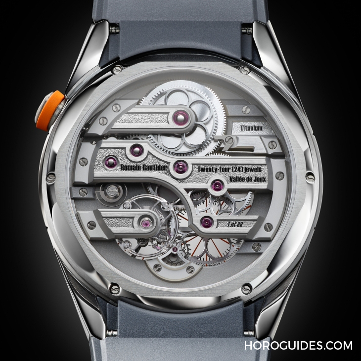 ROMAIN GAUTHIER - C by Romain Gauthier Titanium最終章，第六代版本首見鏤空設計